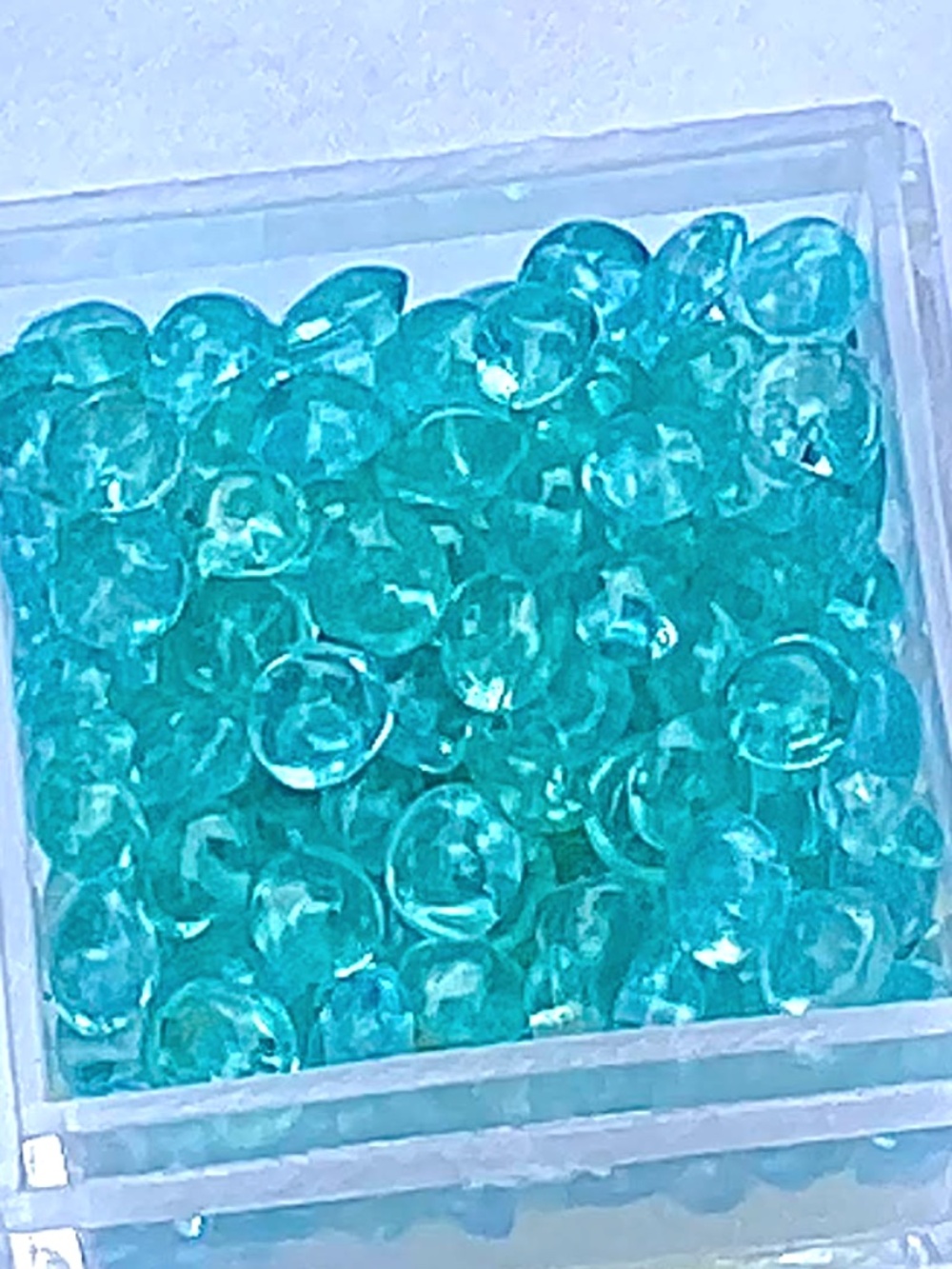 35.9 Carats Neon Blue Apatite Roundel Beads, NWT, Drilled